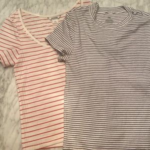 Stripped tees!! In great condition, selling $8 each!